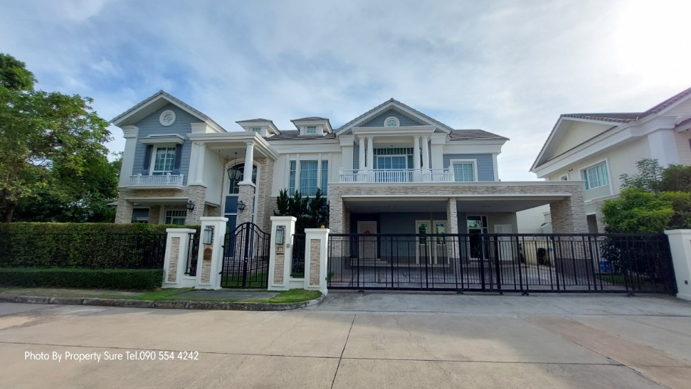 ขายบ้านบางนา แบริ่ง ลาซาล : ขาย-เช่าคฤหาสน์หรูหลังมุม 4 ห้องนอน 5 ห้องน้ำ จอดรถ 4 คัน ใกล้เมกะบางนาและสนามบินสุวรรณภูมิ ใกล้โรงเรียนนานาชาติคอนคอร์เดียน และ โรงเรียนนานาชาติบางกอกพัฒนา