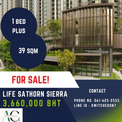 For SaleCondoThaphra, Talat Phlu, Wutthakat : *Best Price* Life Sathorn Sierra | 1 Bed Plus |☎️061-625-2555