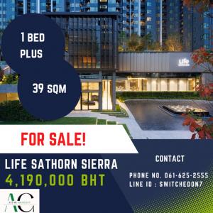For SaleCondoThaphra, Talat Phlu, Wutthakat : Life Sathorn Sierra | 1 Bed plus | ☎️061-625-2555