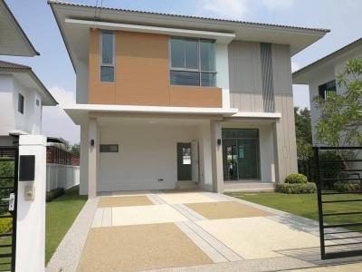 For RentHouseRattanathibet, Sanambinna : House for rent on the Thai Chamber of Commerce Road, Perfect Place Chaengwattana, near Rama 4 Bridge, convenient to travel in and out in many ways, near Singapore International School Nonthaburi (SISB Nonthaburi).