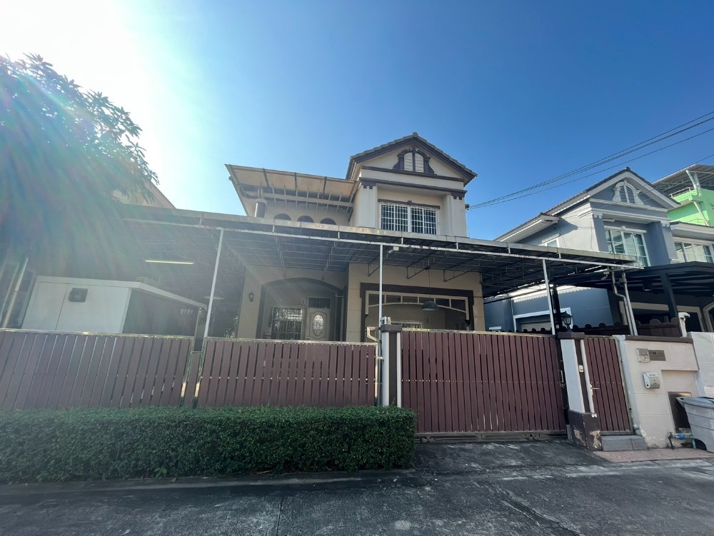 For SaleHousePhutthamonthon, Salaya : Cheapest detached house!! House for sale, Image Place Village, Phutthamonthon Sai 4 (Image Place), next to Image Mall and The Fourth.