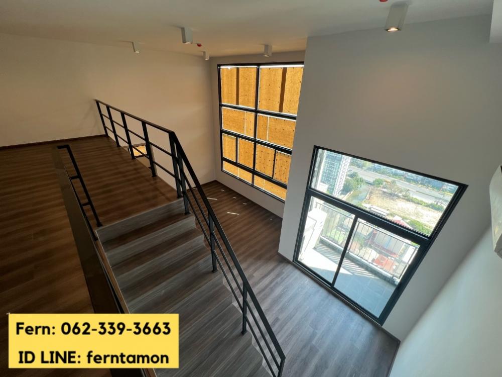 For SaleCondoRama9, Petchburi, RCA : Hybrid room, high ceiling, 2 bedrooms, 60 sq m., Ideo Rama9-Asoke, call 062-339-3663.