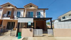 For SaleTownhouseRathburana, Suksawat : Townhouse for sale in the corner of Baan Phisan, Pracha Uthit, Suksawat