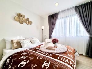 For SaleCondoBangna, Bearing, Lasalle : 2 large bedrooms, size 57 sq m. B-Loft BTS Bearing Sukhumvit 109