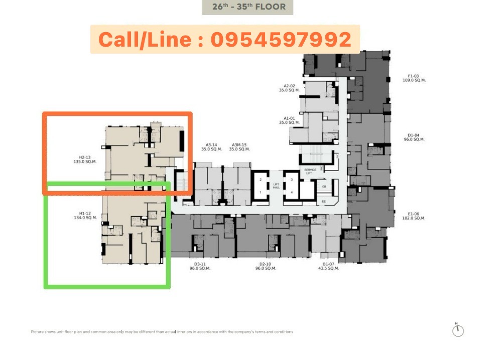 For SaleCondoSathorn, Narathiwat : 🔥RHYTHM Charoenkrung Pavillion 3 Bed Size 134 - 135 Sq.m Selling Price: 23,000,000 River View Call/Line: 0954597992