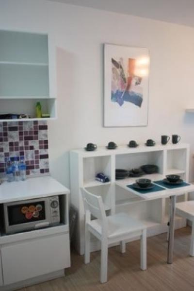 For RentCondoRama9, Petchburi, RCA : A space & a space I.D. Asoke-Ratchada, 36sqm Cozy, Nice One Bedroom Apartment to let at A Space Asoke Ratchada