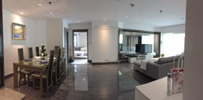 For RentCondoSukhumvit, Asoke, Thonglor : Fifty Fifth Tower, 170 sqm. renovated, 3bedroom, 3bathroom, 3 balcony, modern kitchen, stove , oven, hood, washer, dryer, big refrigerator, microwave oven ,Tile, granite and hardwood floor. All white hard aluminium door window with green glass, Condo for