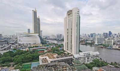 ขายคอนโดวงเวียนใหญ่ เจริญนคร : The River, 134 sqm. Icon siam View, Spacious Two Bedrooms Condo for Sale at The River.