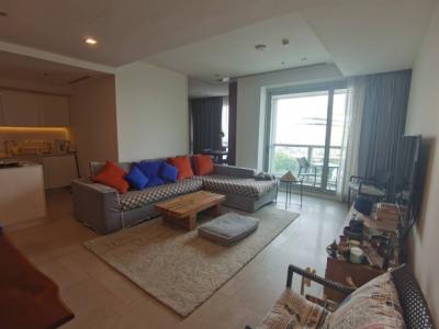 For SaleCondoWongwianyai, Charoennakor : The River, 134 sqm. Spacious, Cozy, Two Bedrooms, Office room, Icon siam view Condo for SALE at The River.