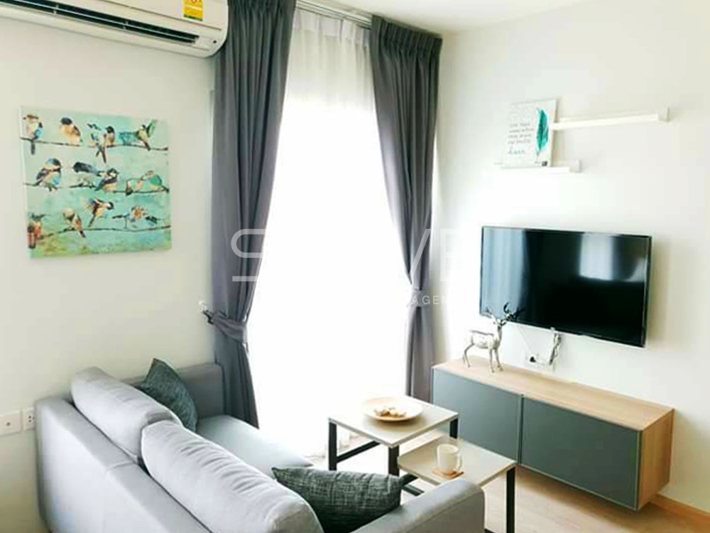 For RentCondoRatchadapisek, Huaikwang, Suttisan : 🔥Best Price 13K🔥 - Homey Style Studio High Fl. 25+ Good view MRT Thailand Cultural Centre 80 m. at Noble Revolve Ratchada 1 Condo / Condo For Rent