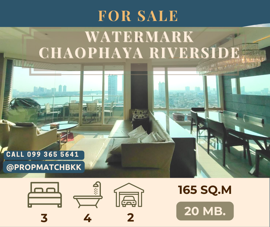 For SaleCondoWongwianyai, Charoennakor : For Sale  #WatermarkCondo #Riverside #LuxuryCondominium