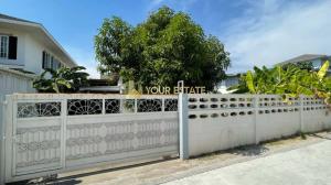 For RentHouseOnnut, Udomsuk : 2 storey detached house, renovated, good location, for rent in On Nut - Srinakarin area. Near Seacon Square, Srinakarin, only 1.4 km.