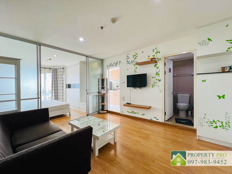 For SaleCondoBang Sue, Wong Sawang, Tao Pun : EL23S-001 Condo for Sale U Delight Bang Sue Station, 1 bedroom 35 sqm Fully-Furnished Near MRT Tao Poon, Bang Son, Pracha Chuen