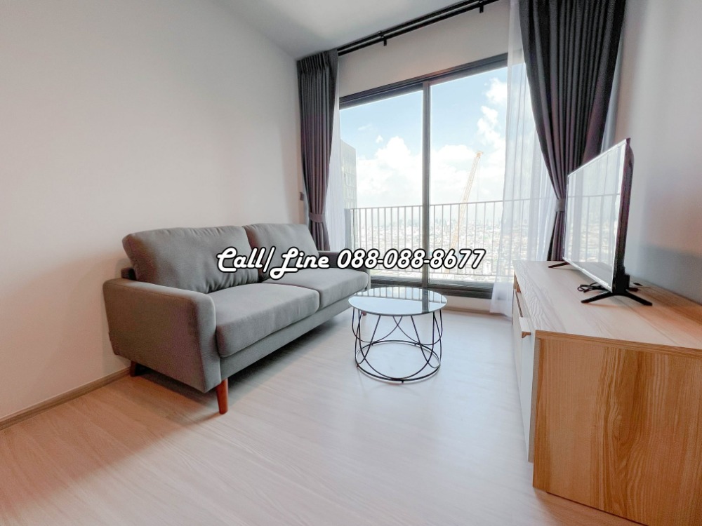 For RentCondoRama9, Petchburi, RCA : 💥💥 2 bedrooms, 2 bathrooms, 40th floor, corner room, North view 💥💥