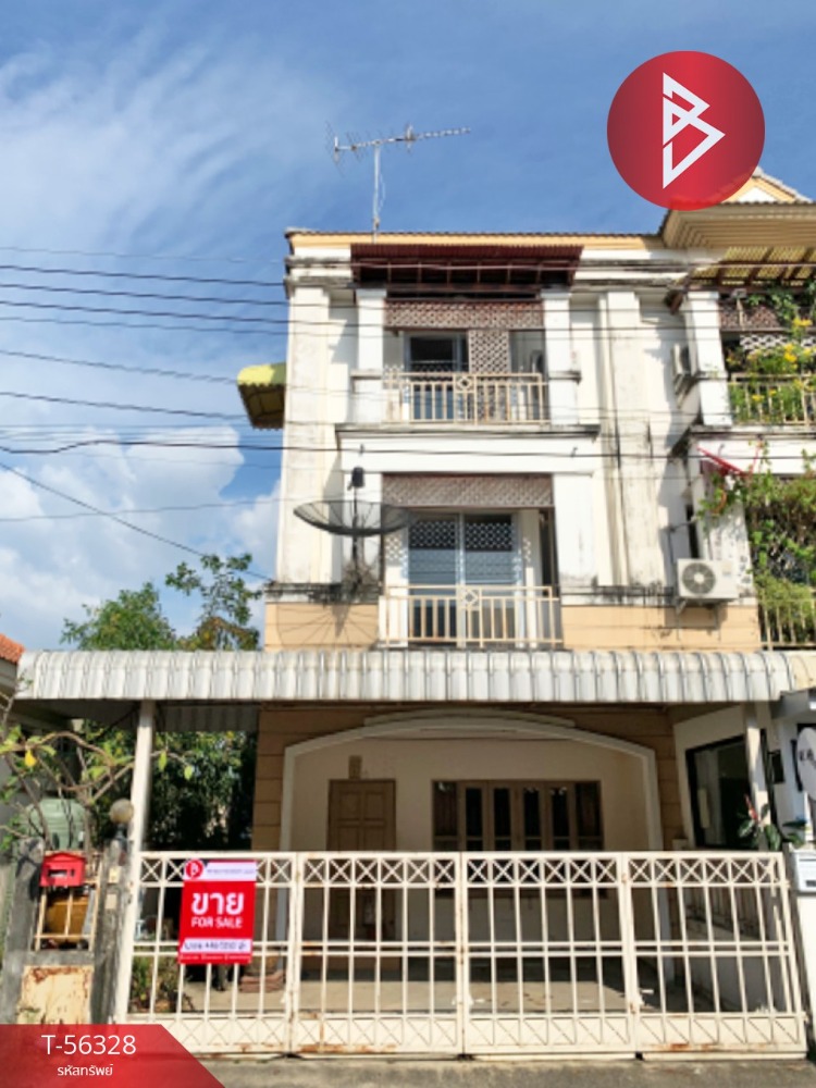 For SaleTownhouseAyutthaya : 3-storey townhome for sale, Krungsri City Village, Khlong Suan Plu, Phra Nakhon Si Ayutthaya