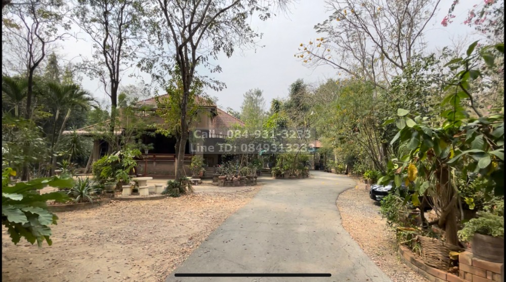 For SaleLandKanchanaburi : Land for sale with a split-level house, size 6-3-66.7 rai, area 540 sq m., Thung Thong, Tha Muang, Kanchanaburi.