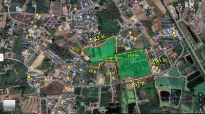For SaleLandPhutthamonthon, Salaya : Land for sale, Muang District, Nakhon Pathom, size 47 rai 2 ngan 44 square wa, near Nakhon Pathom Rajabhat University