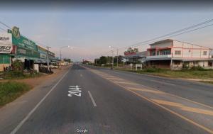 For SaleLandRoi Et : Land for sale, 2 rai 300 square wah, near the intersection of Rop Mueang Road. near Roi Et airport
