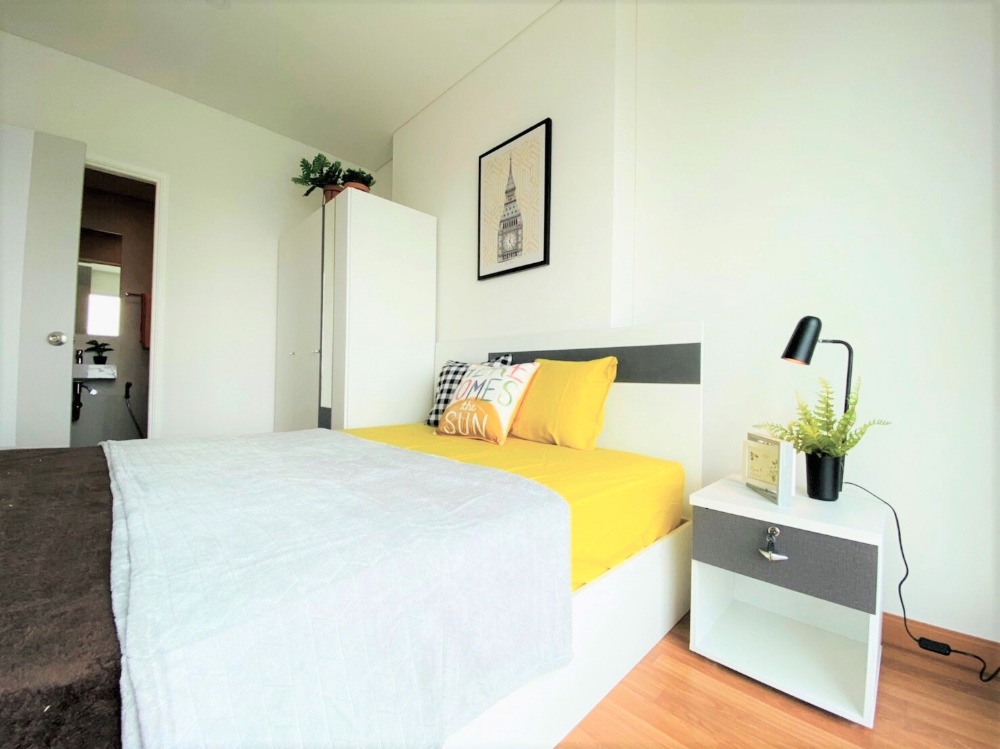 For RentCondoRama3 (Riverside),Satupadit : 🔥🔥Low deposit, high floor 🔥🔥Lumpini Place Rama 3 - Riverine, 1 bedroom, fully furnished, 2 air conditioners, only 9,000.