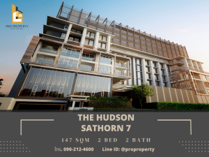 For SaleCondoSathorn, Narathiwat : Condo for sale, The Hudson - Sathorn 7, nice location, very private, only 2 rooms per floor, near BTS Chong Nonsi