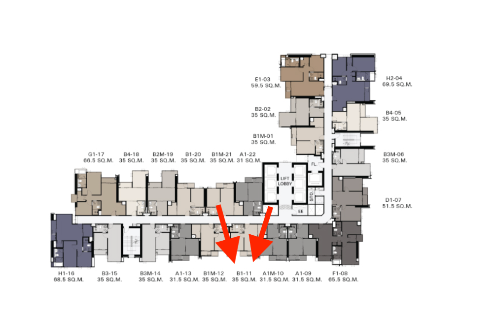 Sale DownCondoRatchathewi,Phayathai : THEADDRTW 6.91* south, interested contact 095-247-5446 LINE&TEL.