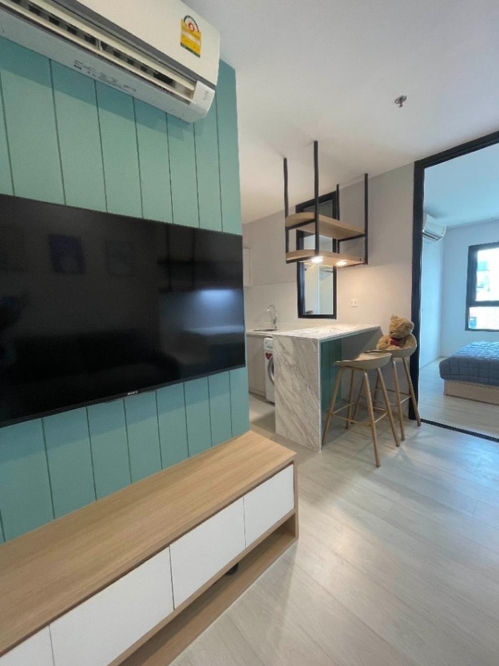For RentCondoRama9, Petchburi, RCA : **For Rent** Life Asoke, new room, 35 sq m, 1 bedroom, city view, next to MRT