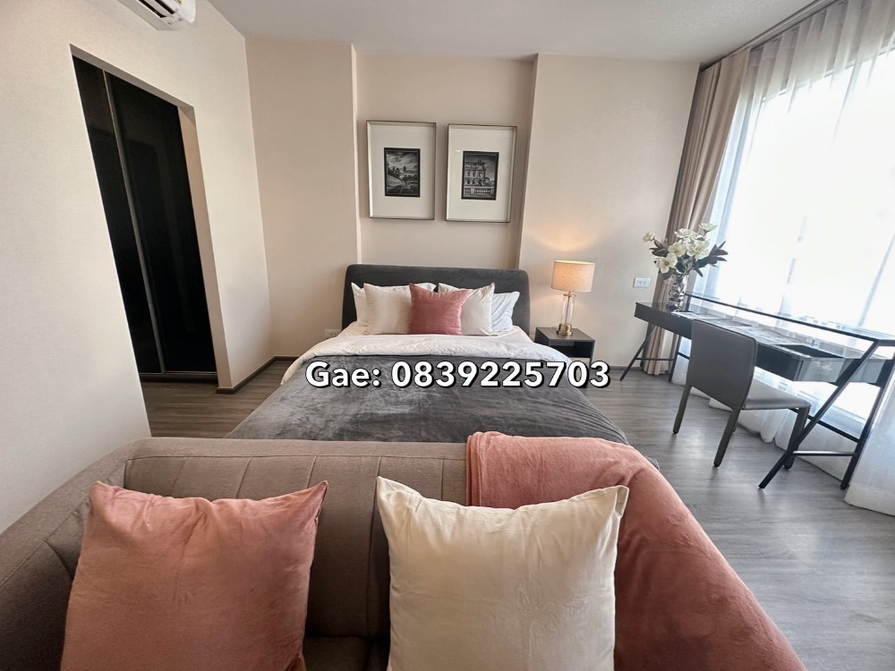 For SaleCondoRatchathewi,Phayathai : Medical Hub location, IDEO Mobi Rangnam condo, 1Bed, starting at 5.XX, fully furnished, free furniture, free transfer, plus! Use electricity, you can talk to Kae.