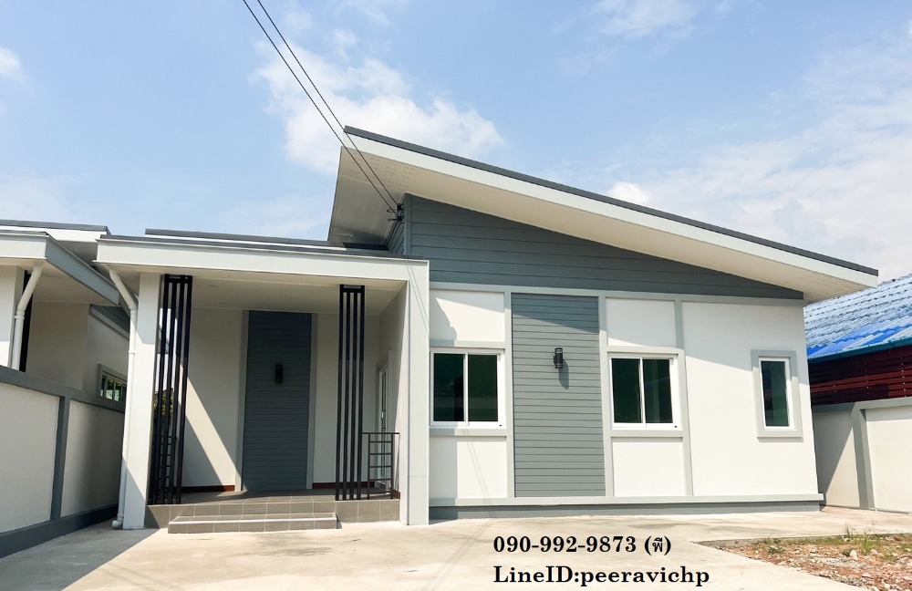 For SaleHousePrachin Buri : [Owner released by himself] Sell / rent a single house with first-hand land, 100% new condition, Prachinburi.