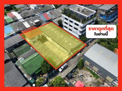 For SaleLandRama3 (Riverside),Satupadit : Land for sale, cheapest price, plus house, Soi Chan 59, intersection 3-1, size 196 sqw, near Chan Road, just 170 m. TV