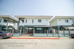 ขายบ้านนนทบุรี บางใหญ่ บางบัวทอง : ขาย บ้านแฝด ม.รติรัตน์ ลาดปลาดุก-เลียบคลองตาชม ไทรน้อย นนทบุรี สไตล์บ้านสวน