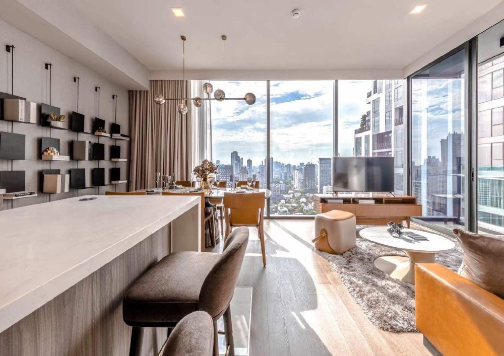 ให้เช่าคอนโดสุขุมวิท อโศก ทองหล่อ : ✅ ให้เช่า - CELES Asoke , Super Luxury 3 ห้องนอน ตกแต่งสวยครบครัน พร้อมเข้าอยู่
