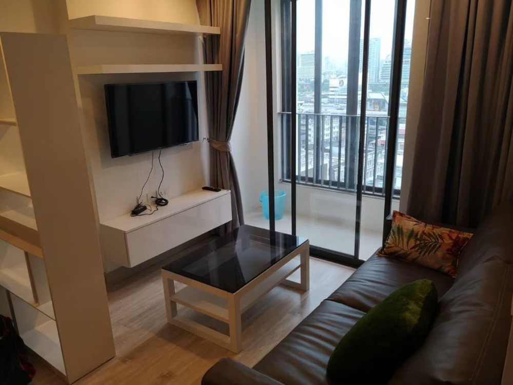 For RentCondoRama9, Petchburi, RCA : #Condo for rent Ideo Mobi Rama9 (Condo for rent Ideo Mobi Rama9) - 2 bedrooms, 2 bathrooms - Floor 12A, size 55 sq m. - Fully furnished - Parking for 2 cars, price 25,000 baht/month.