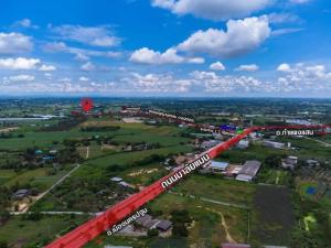 For SaleLandNakhon Pathom : Beautiful land for sale, 2 rai 1 ngan, near the market, school and supermarket, next to the road with electricity, water and internet.
