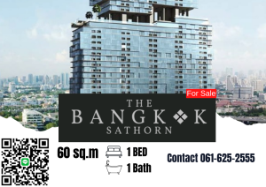 ขายคอนโดสาทร นราธิวาส : *Ready to move in* The Bangkok Sathorn | 1 Bed | 061-625-2555