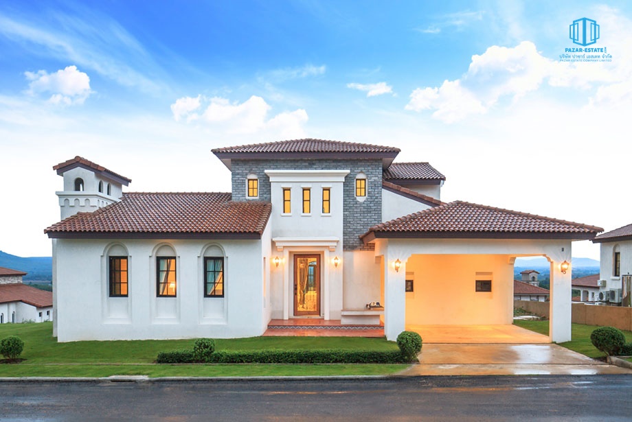 For SaleHousePak Chong KhaoYai : House for sale, My Ozone Khao yai, located among the mountains. peaceful nature There are many types of houses to choose from. with many activities for guests to relax, Pak Chong, Nakhon Ratchasima Province