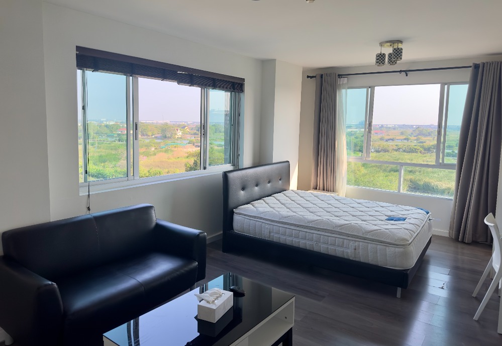 For SaleCondoBangna, Bearing, Lasalle : D condo for sale, corner room, 7th floor, beautiful view, new built-in