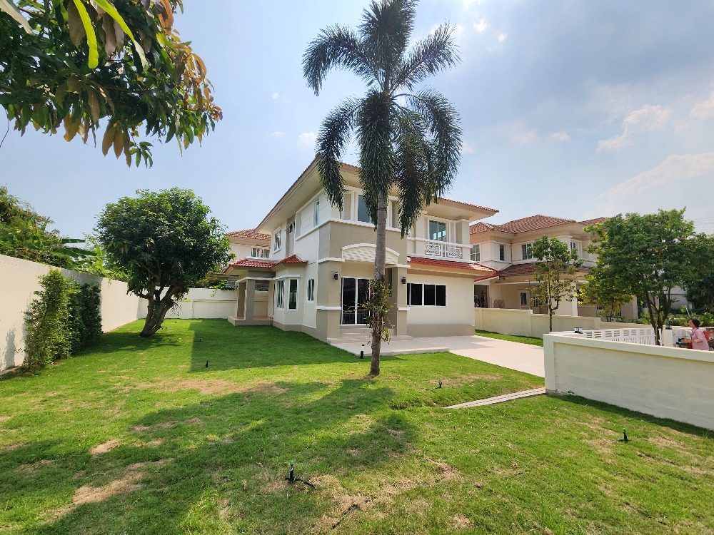 For SaleHouseEakachai, Bang Bon : The water house Kanchanaphisek for sale - corner house with side area