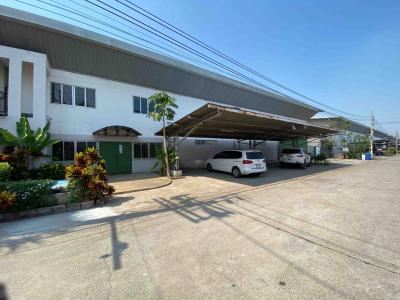 For RentFactoryNonthaburi, Bang Yai, Bangbuathong : For rent, warehouse with office, 333 Factory land, Bang Bua Thong - Suphan Buri road
