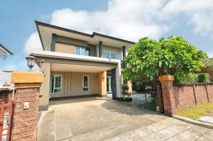 For SaleHouseRama5, Ratchapruek, Bangkruai : House for sale, Laddarom Chaiyaphruek - Chaengwattana, 87.2 sq m., 4 bedrooms, 3 bathrooms, front of the house, not colliding with anyone, beautiful condition, few owners