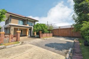 For SaleHouseRama5, Ratchapruek, Bangkruai : House for sale, Laddarom Chaiyaphruek - Chaengwattana, 87.2 sq m., 4 bedrooms, 3 bathrooms, front of the house, not colliding with anyone, beautiful condition, few owners