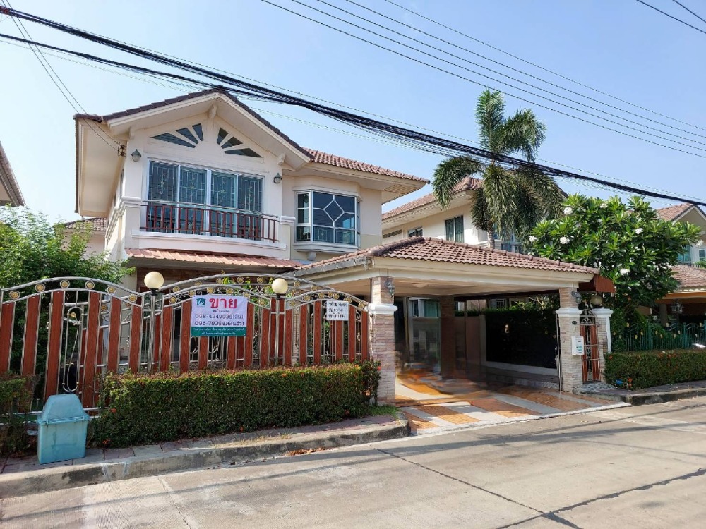 For SaleHouseRama5, Ratchapruek, Bangkruai : 2 storey detached house for sale, Supalai Garden Ville, Outer Ring Road, Pinklao, Rama 5, Soi Wat Som Kliang, beautiful, built-in kitchen, good decoration materials, ready to move in