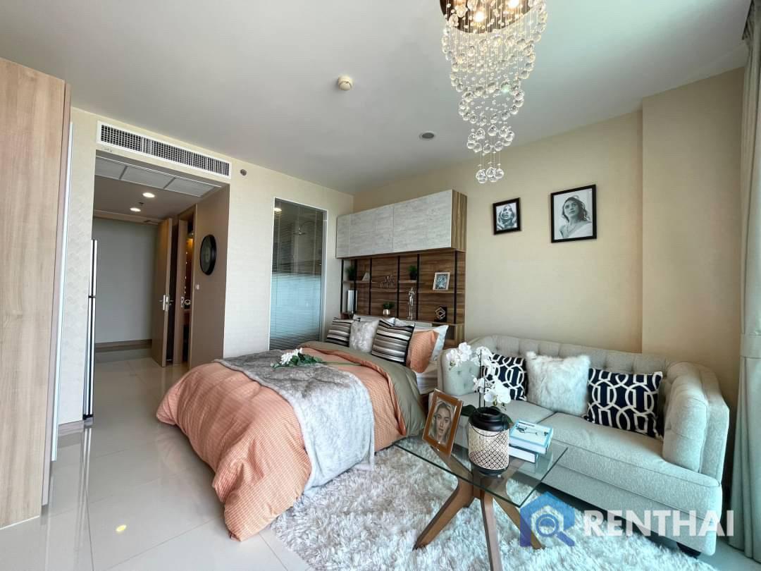 ขายคอนโดพัทยา บางแสน ชลบุรี สัตหีบ : คอนโดหรูในพัทยา ใน The Riviera Wongamat สตูดิโอ วิวทะเลชั้นสูง เพียง 2990000 บาท