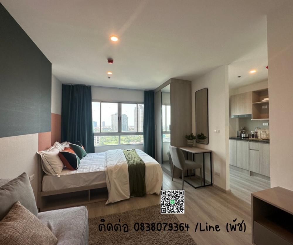 For SaleCondoThaphra, Talat Phlu, Wutthakat : Beautiful room, fully decorated 📌 You can only come in. 🎉1st hand room🎉 Elio Sathorn-Wutthakat project 450m. to bts, there is a shuttle bus every 10 minutes 📌 Interested in viewing the room, contact / Line 0838079364 (Patch sales project)