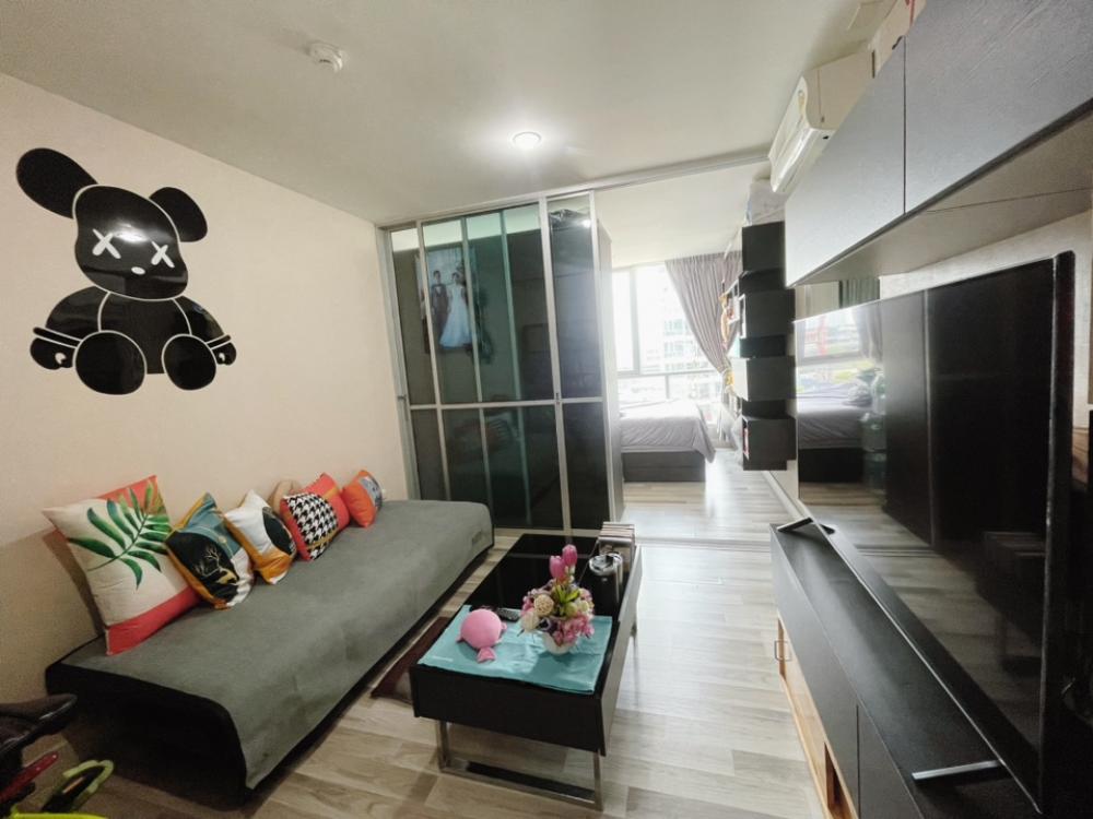 For SaleCondoRamkhamhaeng, Hua Mak : ☑️ Cheap sale, corner room ** Nice, quiet, convenient transportation 
