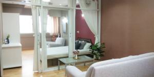 For SaleCondoVipawadee, Don Mueang, Lak Si : Condo for sale, “Baan Prachaniwet Building 2“, fully furnished, 2,700,000 baht **2 bedrooms, 1 bathroom**, 12th floor, corner room, size 57 sq m. (Owner can negotiate)