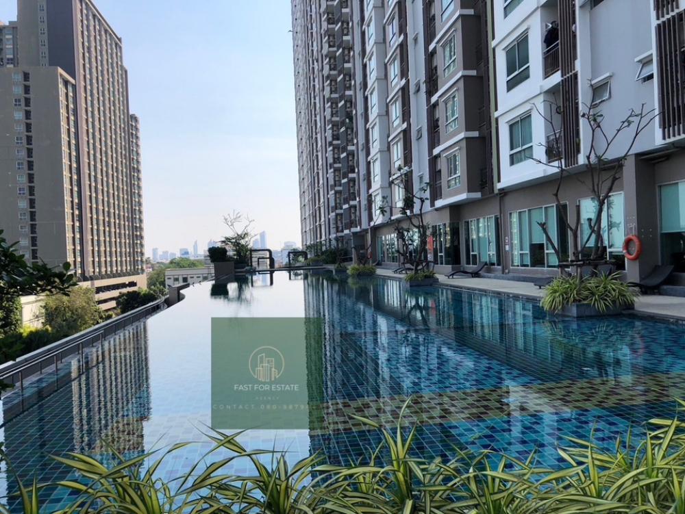 For SaleCondoBang Sue, Wong Sawang, Tao Pun : ⭐️ Condo Supalai Veranda Ratchavipha-Prachachuen Next to the train, step to the end, spacious room, open view, very cheap