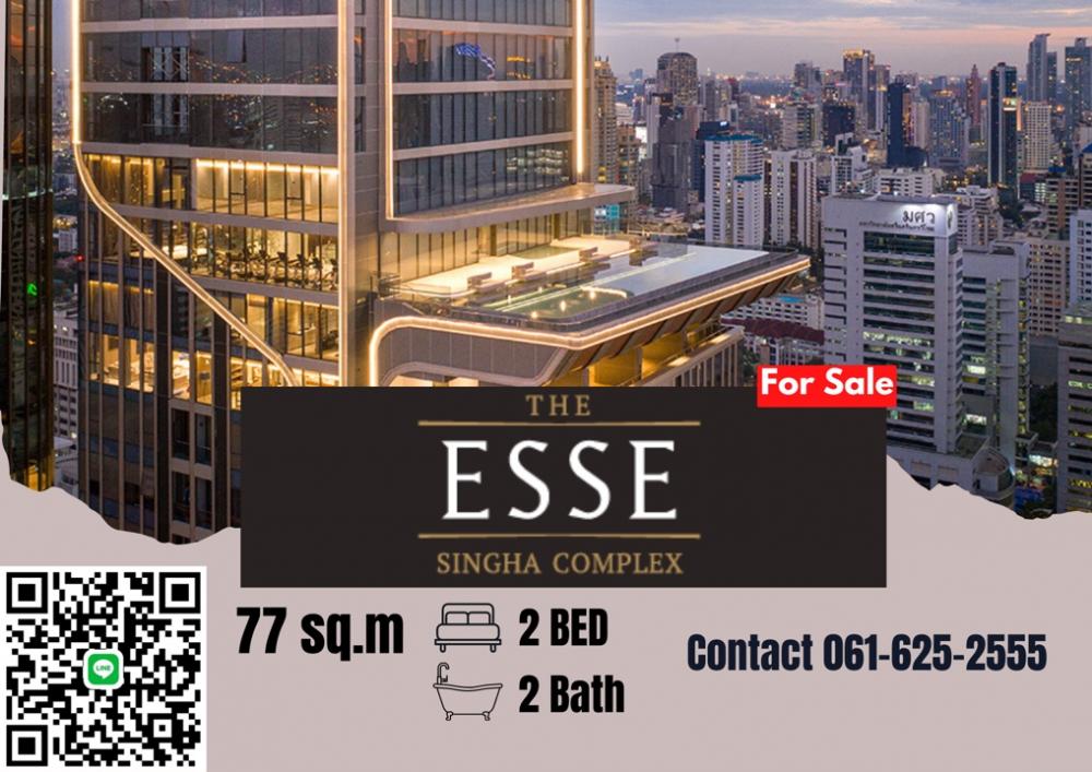 ขายคอนโดพระราม 9 เพชรบุรีตัดใหม่ RCA : *Best Offer* The ESSE Singha Complex | 2 Bed | 061-625-2555