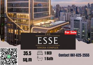 For SaleCondoRama9, Petchburi, RCA : *Urgent Sale* The ESSE Singha Complex | 1 Bed | 061-625-2555