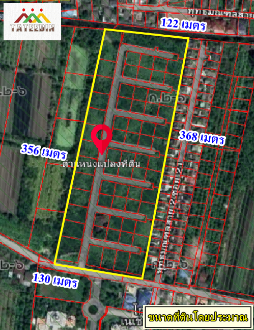 For SaleLandNakhon Pathom, Phutthamonthon, Salaya : Land for sale 28 rai away from Borommaratchachonnani Road. and Phran Nok-Phutthamonthon Sai 4 Road, only 2.5 km.