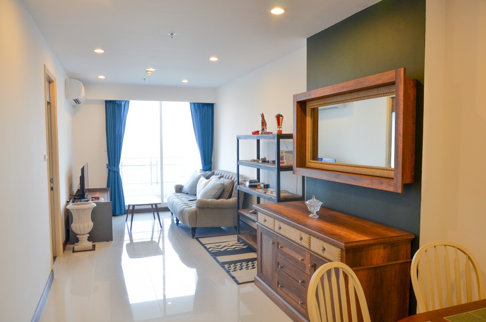 For RentCondoRama3 (Riverside),Satupadit : One bedroom for rent @ Supalai Prima Riva Rama 3 rd. 60 SQ.M.